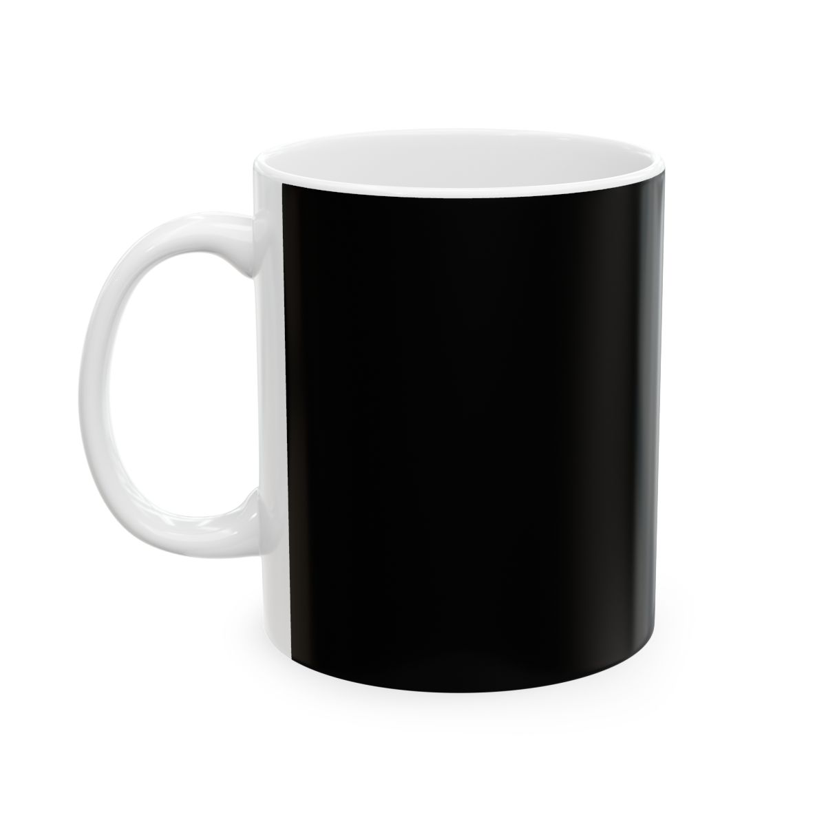 Gothic Rose Skull Art Mug | Black Ceramic Coffee Cup | Villains Are Destined to Die Anime - alternate angle 3, merchandise