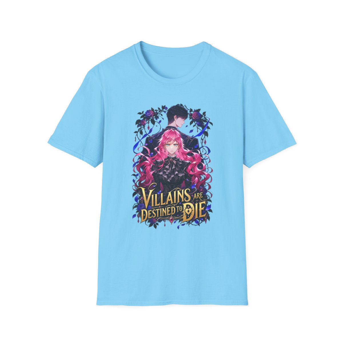 Villains Are Destined to Die Anime T-Shirt | Villains Are Destined to Die Anime - alternate angle 4, merchandise