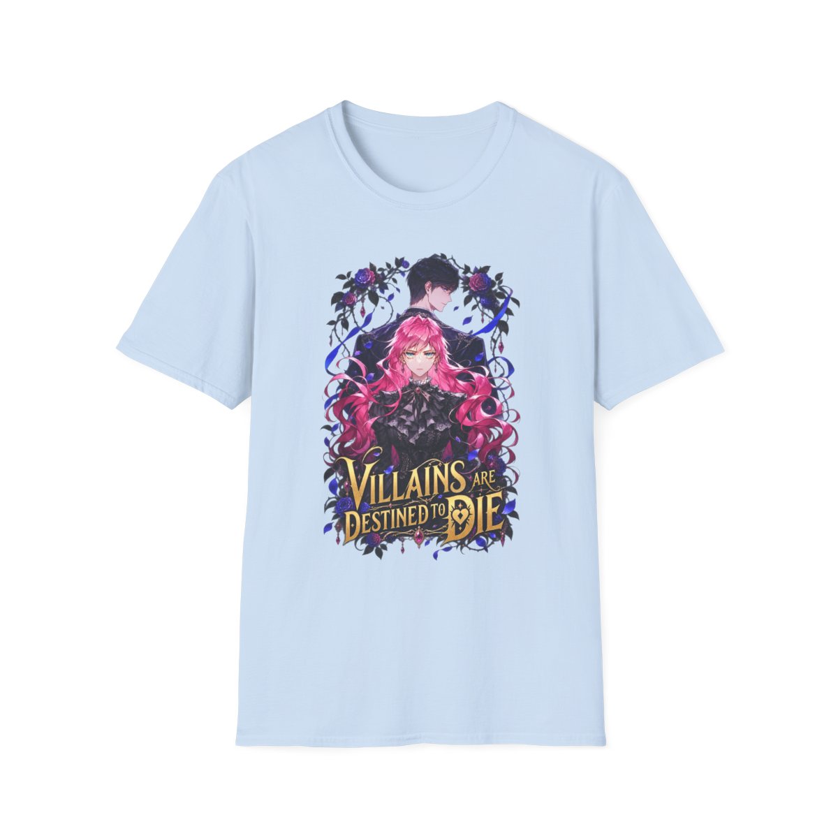 Villains Are Destined to Die Anime T-Shirt | Villains Are Destined to Die Anime - alternate angle 5, merchandise