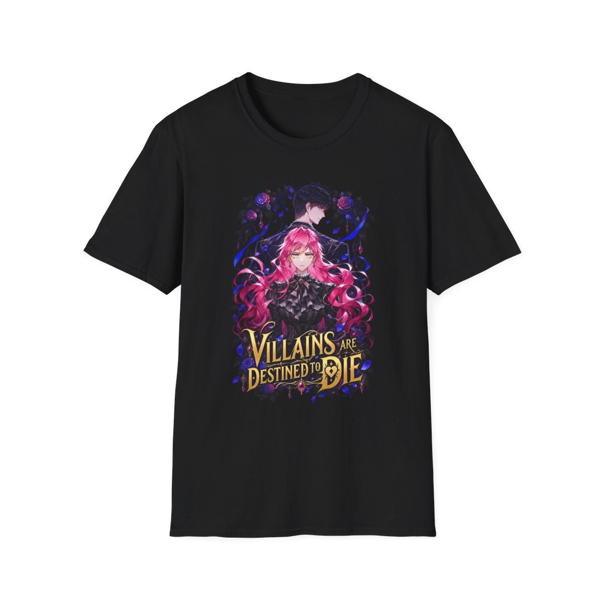 Villains Are Destined to Die Anime T-Shirt | Villains Are Destined to Die Anime - alternate angle 2, merchandise